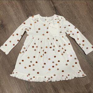 Firsts by Petite Lem 12m Pumpkin Dress Thanksgiving Fall Pumpkin Patch dress NWT